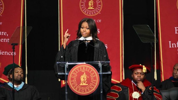 Michelle Obama at Tuskegee University