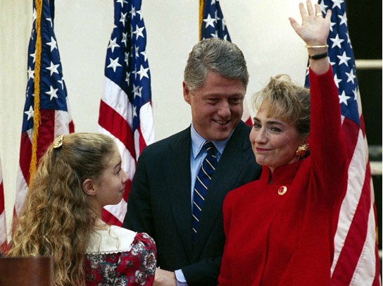 Clinton during his Presidential run in 1992