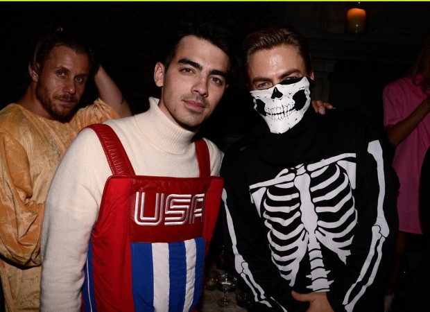 Joe Jonas & Wilmer Valderrama Celebrating Halloween