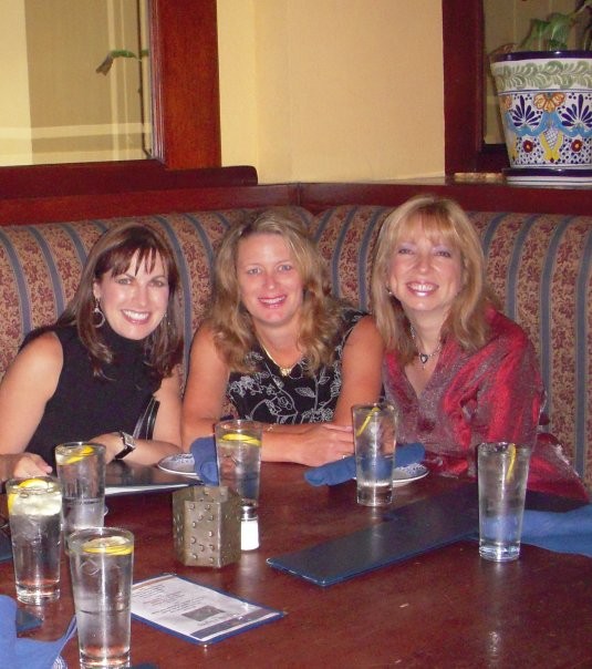 Kristin with friends Lisa Kleypas and Teresa Medeiros in Atlanta