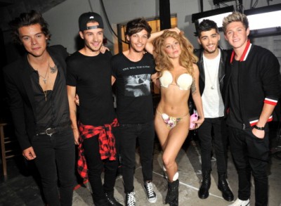 One Direction With Lady Gaga