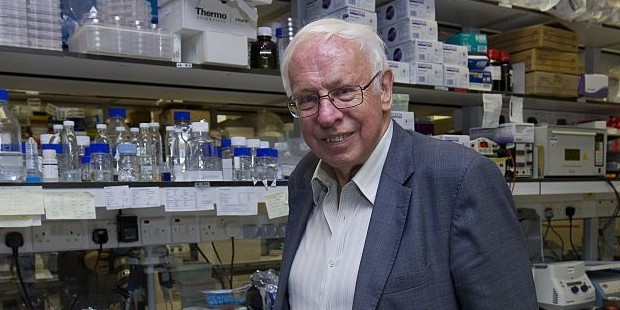 Tomas Lindahl at Clare Hall Laboratory in Potters Bar in 2015