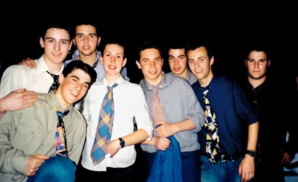 Seth Rogen's Photo with his Highschool Friends