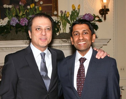 Sri Srinivasan with U.S. Attorney Preet Bharara