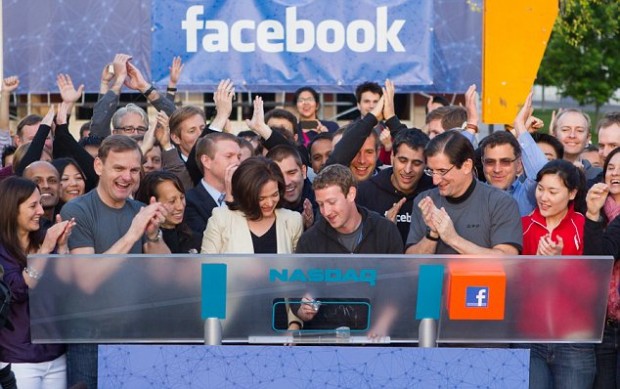 Zuckerberg Opening Trading on the Nasdaq
