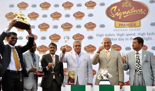 Vijay Mallya at McDowell Signature Premium Indian Derby