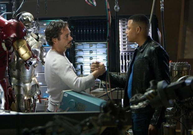 Terrence Howard In Iron Man movie With Robert Downey Jr.