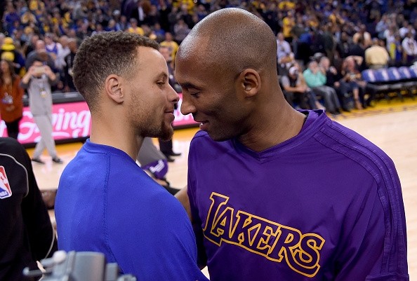 Stephen Curry With Kobe Bryant
