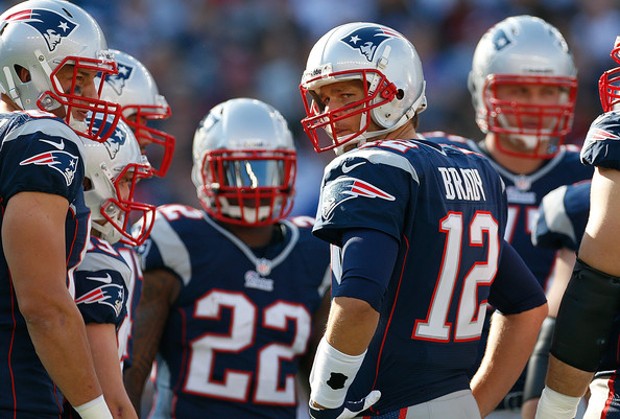 Tom Brady With New England Patriots Team