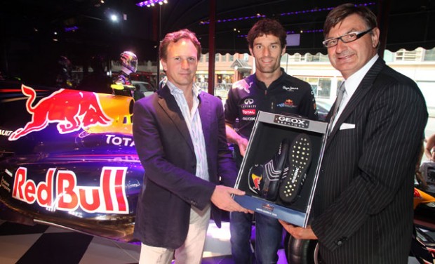Mario Moretti Polegato With Red Bull Team