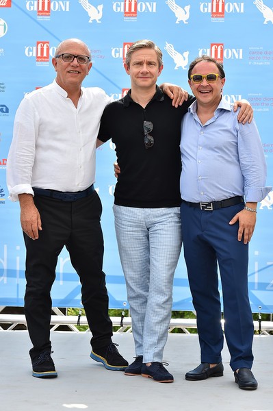 Martin Freeman, Claudio Gubitosi with Piero Rinaldi