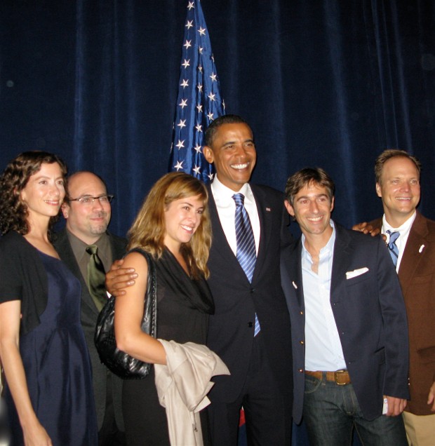 Mark Pincus With Obama