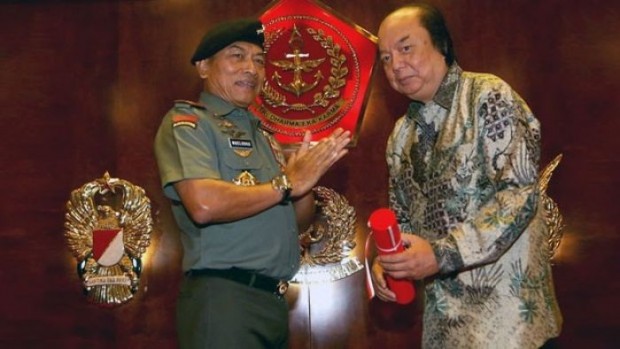 TNI Commander General Moeldoko and Dato Sri Tahir