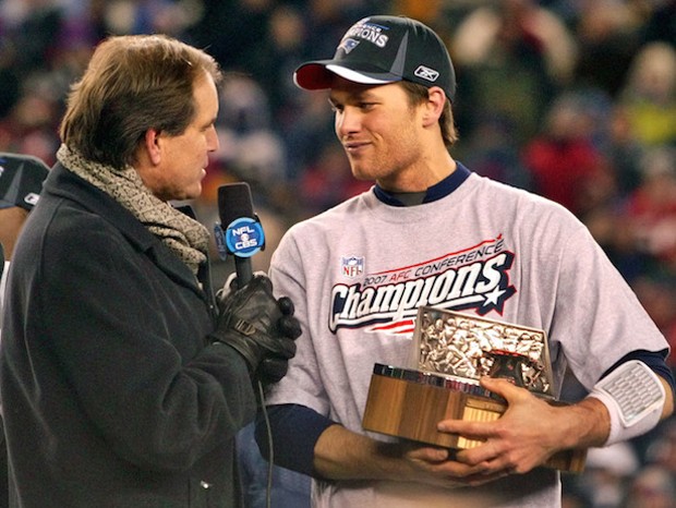 Tom Brady With Trophy