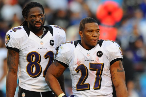 Ray Rice and Torrey during a match
