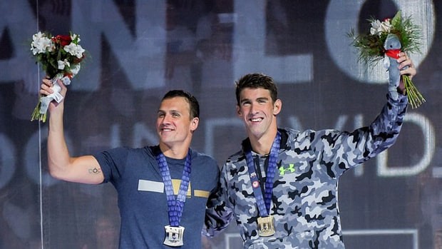 Ryan Lochte and Michael Phelps