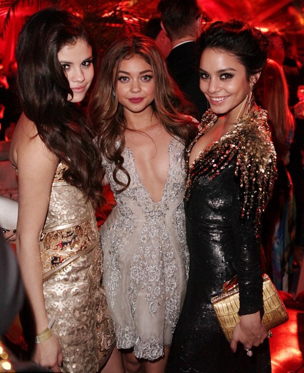 Sarah with Selena and Vanessa