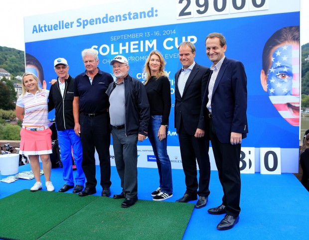 Steffi Graf during Solheim Cup Charity Promotion