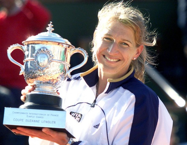 Steffi with Her French Open Trophy