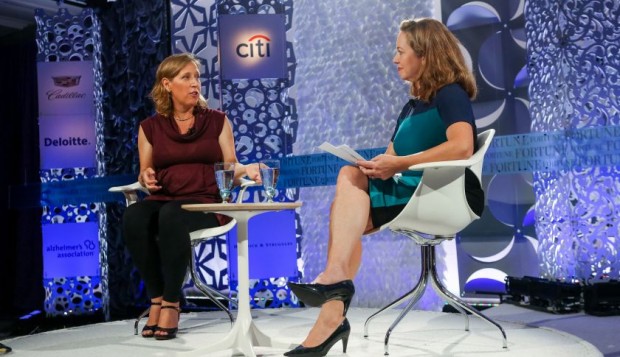 Susan Wojcicki spoke with Fortune's Jennifer Reingold at the 2014 Most Powerful Women Summit