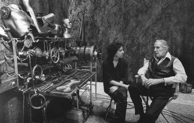 Tim Burton With Vincent Price