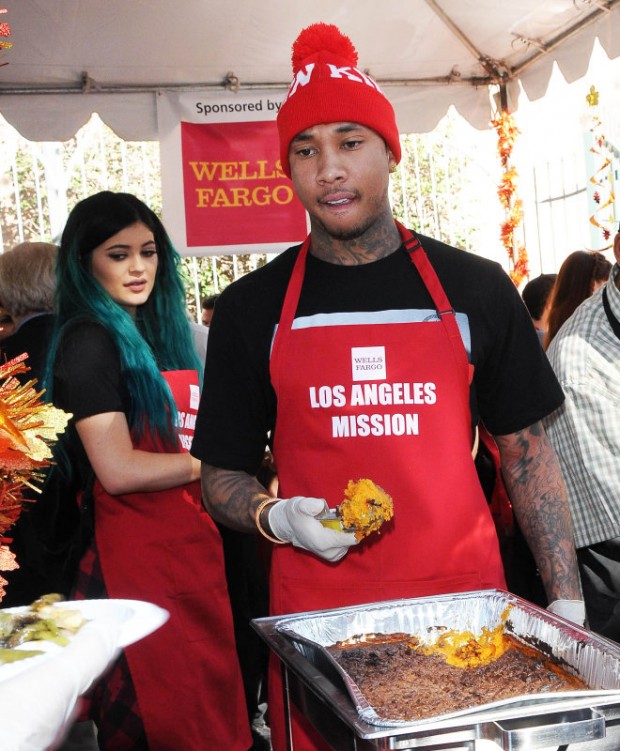 Tyga and Kylie Jenner at charity event in LA