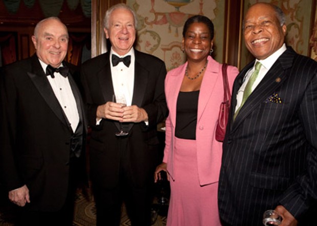 Ursula Burns With Joseph A. Califano, Jr. Dr. Joseph Cahalan and Louis W. Sullivan