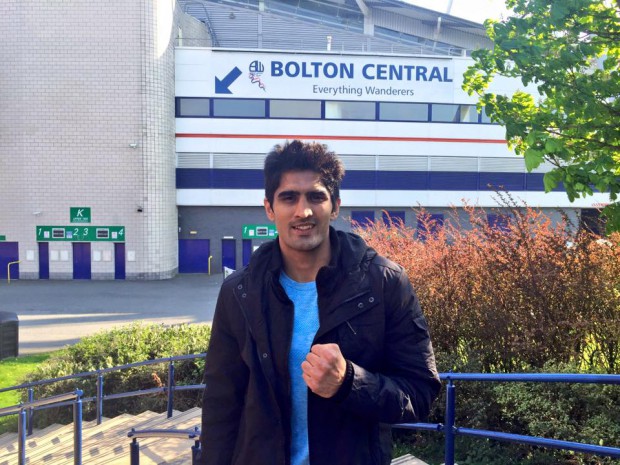 Vijender at Bolton Central