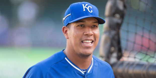 National Baseball Hall of Fame and Museum - Salvador Perez of the @Royals  visited the Hall of Fame with his family, including his son Johan, on Nov.  10. (Bill Francis/National Baseball Hall