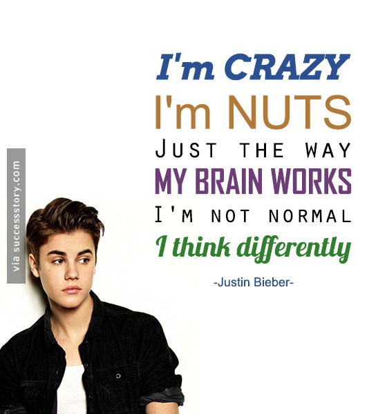 short quotes justin bieber