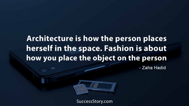 Architecture is how