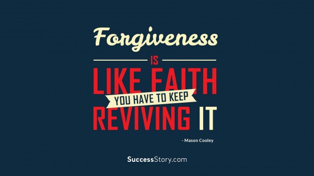 Forgiveness is like