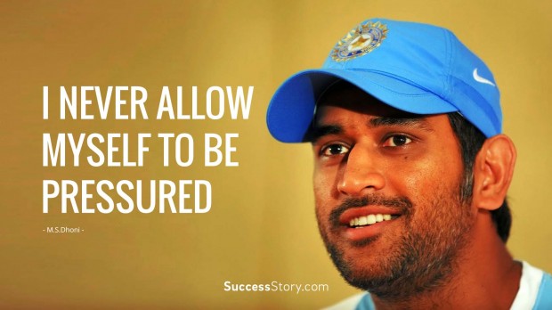 Famous MS Dhoni Quotes | Inspirational Sayings | SuccessStory