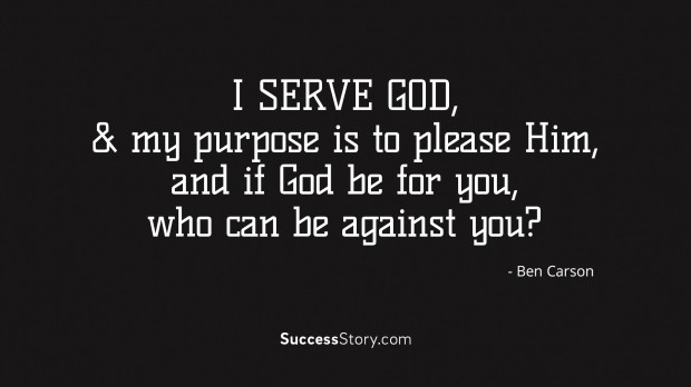 I serve God, an