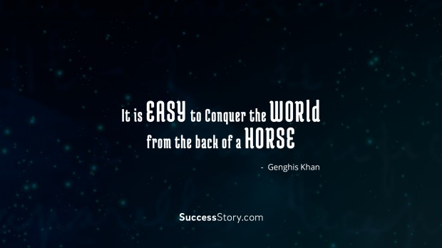 It is Easy to Conquer