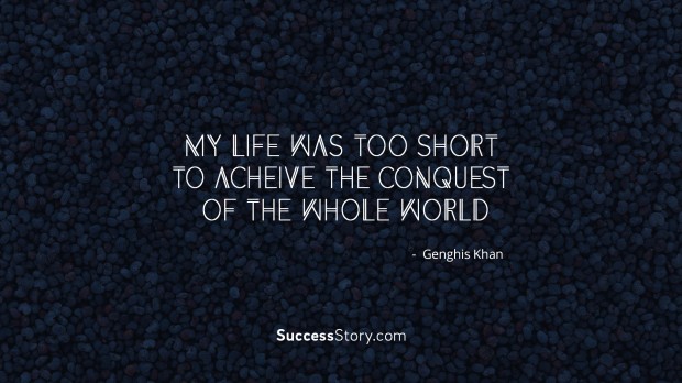 genghis khan happiness quotes