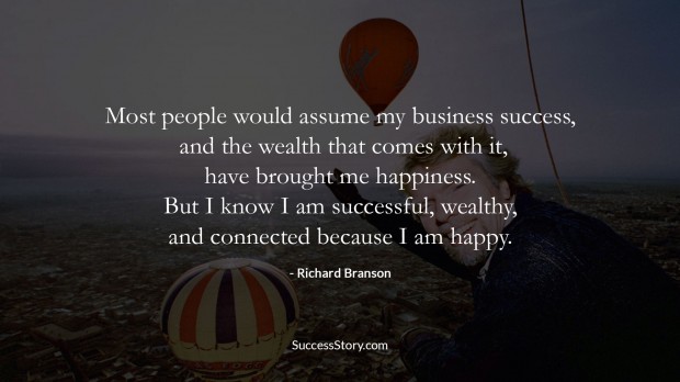 Richard Branosn quote on Happiness