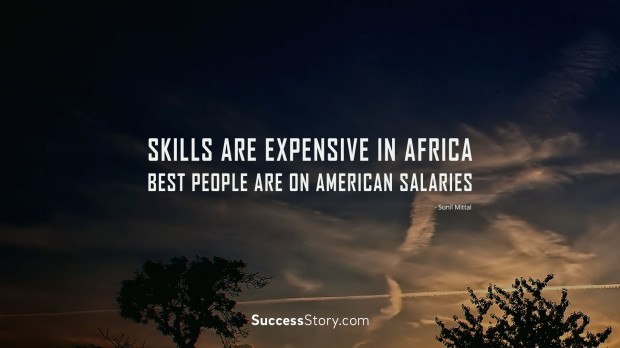 Skills are expensive