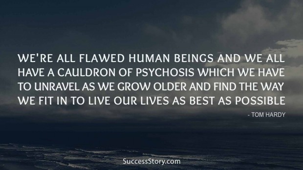 We re all flawed human