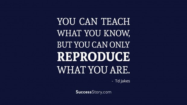 You can teach what you