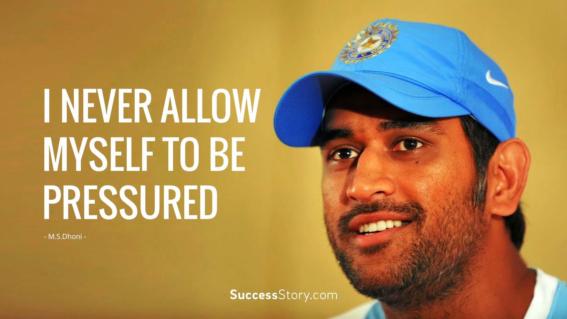 Captain Cool Mahendra Singh Dhoni Best 9 Quotes In SLIDES