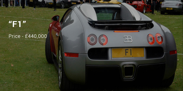 Most Expensive Number Plates