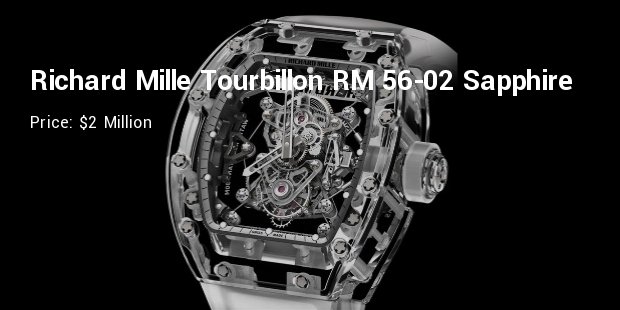 most expensive richard mille watches