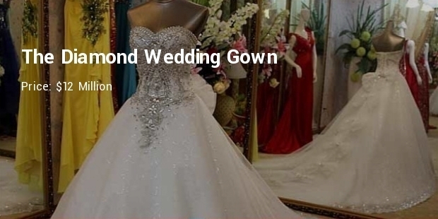 diamond encrusted wedding dress