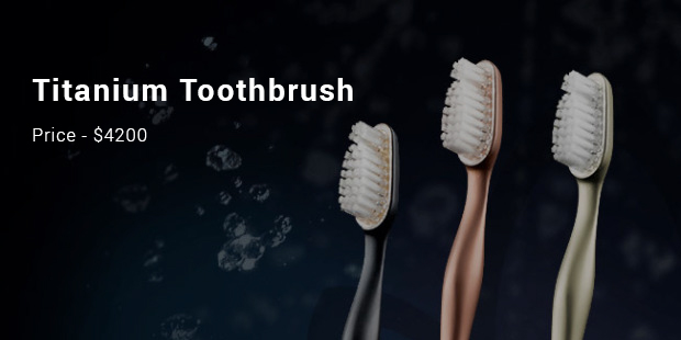 most expensive toothbrush